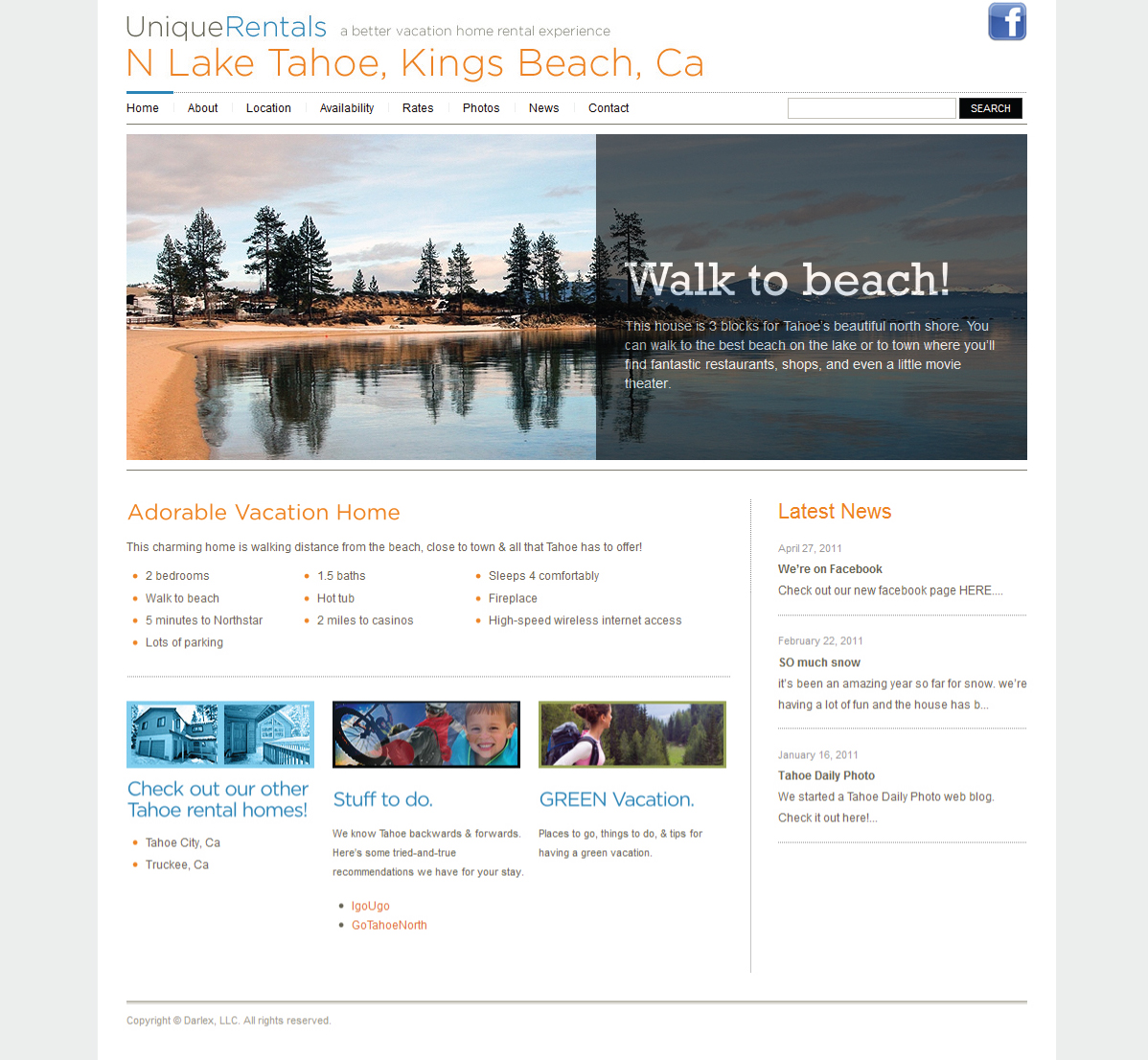 North Lake Tahoe Vacation
